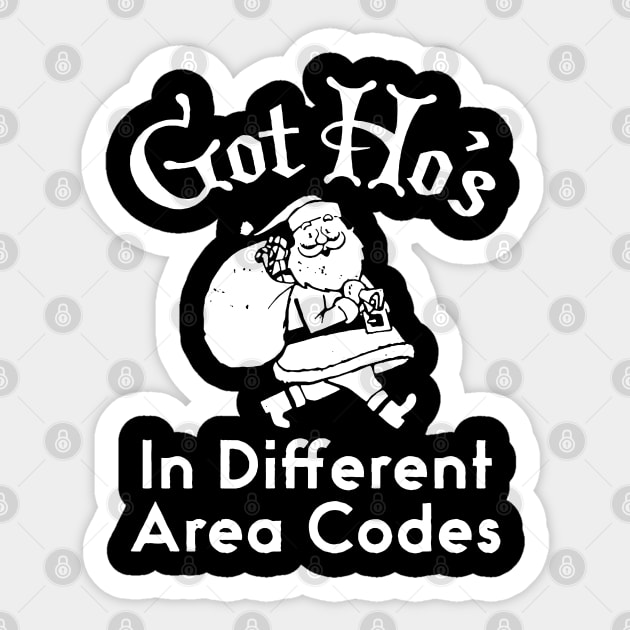 I Got Hos In Different Area Codes Sticker by goodest9